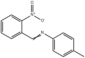 N-(2-Nitrobenzylidene)-P-toluidine Struktur