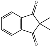 2,2-dimethyl-1H-indene-1,3(2H)-dione Struktur