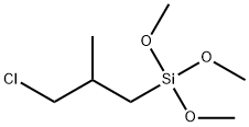 3-CHLOROISOBUTYLTRIMETHOXYSILANE Struktur