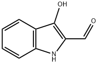 1H-Indole-2-carboxaldehyde,3-hydroxy-(9CI) Struktur