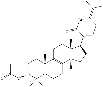 3-Α-乙酰氧基-羊毛甾-8,24-二烯-21-酸, 174391-64-1, 結(jié)構(gòu)式