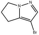 3-broMo-5,6-dihydro-4H-pyrrolo[1,2-b]pyrazole Struktur