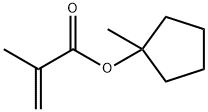 1-Methylcyclopentyl methacrylate Structure