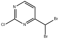 2-chloro-4-(dibroMoMethyl)pyriMidine Struktur