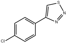 4-(4-Chlorophenyl)-1,2,3-thiadiazole ,97% Struktur