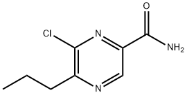 6-Chloro-5-propylpyrazine-2-carboxaMide Structure