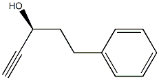 Benzenepropanol, a-ethynyl-, (aS)- Struktur