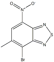 4-broMo-5-Methyl-7-nitrobenzo[c][1,2,5]thiadiazole Struktur