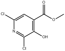 Methyl 2,6-dichloro-3-hydroxyisonicotinate Struktur