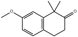 7-Methoxy-1,1-diMethyl-3,4-dihydronaphthalen-2(1H)-one Struktur