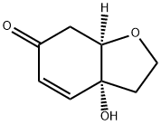 3,3a,7,7aα-Tetrahydro-3aα-hydroxy-2H-6-benzofuranone Structure