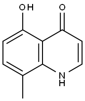 5-Hydroxy-8-Methylquinolin-4(1H)-one Struktur