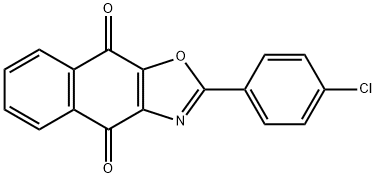 2-(4-Chlorophenyl)naphtho[2,3-d]oxazole-4,9-dione Structure