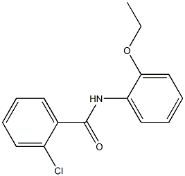 2-chloro-N-(2-ethoxyphenyl)benzamide Struktur