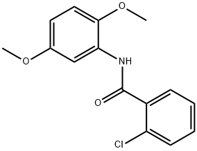 2-chloro-N-(2,5-dimethoxyphenyl)benzamide Struktur