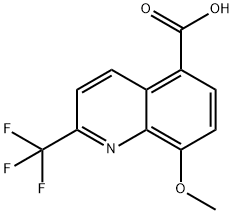 8-Methoxy-2-(trifluoroMethyl)quinoline-5-carboxylic acid Struktur