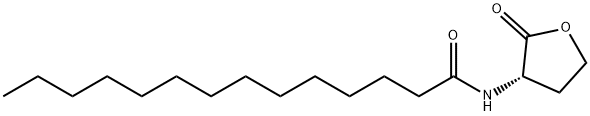 C14:1-DELTA9-CIS-(L)-HSL Struktur