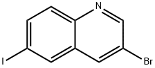 3-broMo-6-iodoquinoline Struktur