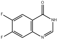 6,7-Difluoroquinazolin-4-ol Struktur