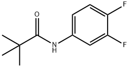 N-(3,4-DIFLUOROPHENYL)-2,2-DIMETHYLPROPIONAMIDE Struktur