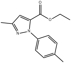 Ethyl 3-Methyl-1-p-tolyl-1H-pyrazole-5-carboxylate Struktur