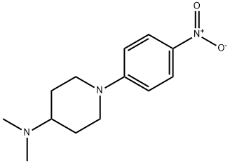 N,N-diMethyl-1-(4-nitrophenyl)-4-PiperidinaMine Struktur