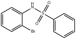 N-(2-bromophenyl)benzenesulfonamide Struktur