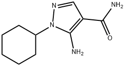 5-aMino-1-cyclohexyl-1h-pyrazole-4-carboxaMide Struktur