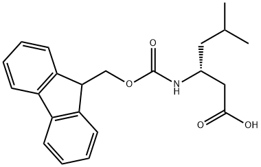 Fmoc-D-beta-Homoleucine Struktur