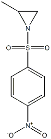 2-Methyl-1-((4-nitrophenyl)sulfonyl)aziridine Struktur