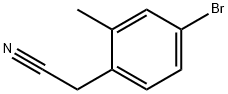 2-(4-BroMo-2-Methylphenyl)acetonitrile Struktur