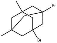 5,7-Dimethyl-1,3-dibromoadamantane Struktur