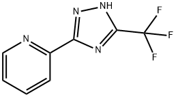 3-(Trifluoromethyl)-5-(2-pyridyl)-1,2,4-triazole Struktur