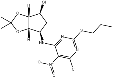 (3aR,4S,6R,6aS)-6-[[6-Chloro-5-nitro-2-(propylthio)-4-pyrimidinyl]amino]tetrahydro-2,2-dimethyl-4H-cyclopenta-1,3-dioxol-4-ol