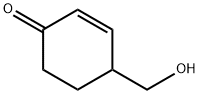 4-(hydroxyMethyl)-2-cyclohexene-1-one Struktur