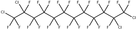 1,2,11,12-Tetrachlorodocosafluorododecane Struktur