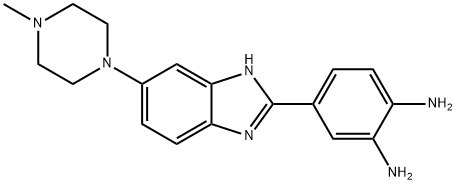 1,2-BenzenediaMine, 4-[6-(4-Methyl-1-piperazinyl)-1H-benziMidazol-2-yl]- Struktur