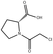 (R)-1-(2-chloroacetyl)pyrrolidine-2-carboxylic acid Struktur