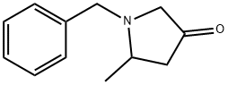 1-benzyl-5-Methylpyrrolidin-3-one Struktur