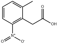 2-(2-Methyl-6-nitrophenyl)acetic acid Struktur