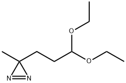 3-(3,3-Diethoxypropyl)-3-methyl-3H-diazirine Struktur