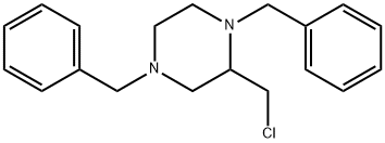 1,4-dibenzyl-2-(chloroMethyl)piperazine Struktur