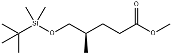 (R)-Methyl 5-(tert-butyldiMethylsilyloxy)-4-
Methylpentanoate Struktur