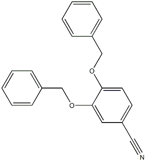 Benzonitrile, 3,4-bis(phenylMethoxy)- Struktur