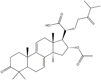 16-O-Acetylpolyporenic acid C Struktur