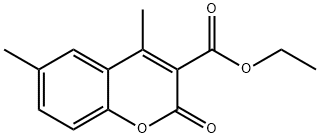 Ethyl 4,6-diMethyl-2-oxo-2H-chroMene-3-carboxylate Struktur