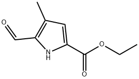 Ethyl 5-forMyl-4-Methyl-1H-pyrrole-2-carboxylate Struktur