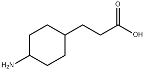 3-(4-AMinocyclohexyl)propanoic acid Struktur