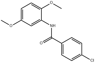 4-chloro-N-(2,5-dimethoxyphenyl)benzamide Struktur