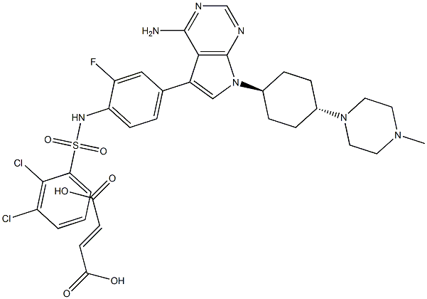 BSF-4668  (Maleate) Struktur